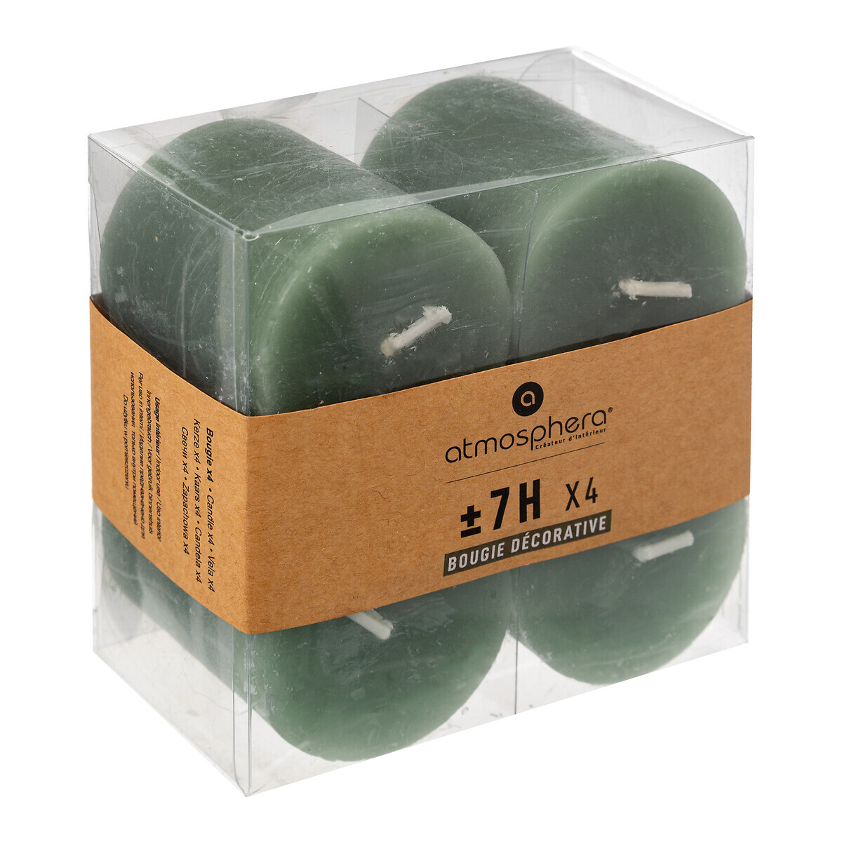 Rustic candle Eucalyptus Green, 60g