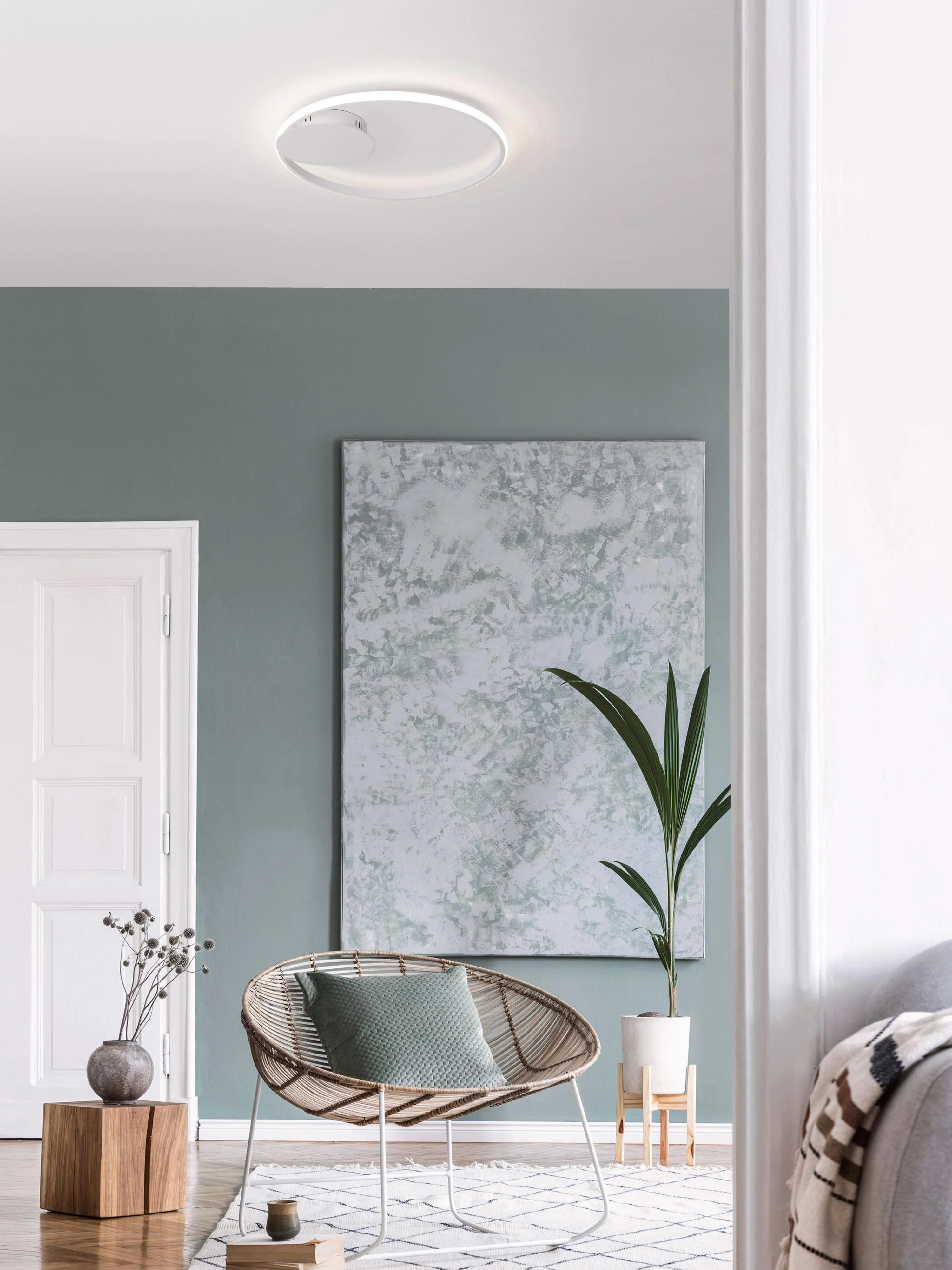 Dimmbare LED-Deckenleuchte Fuline