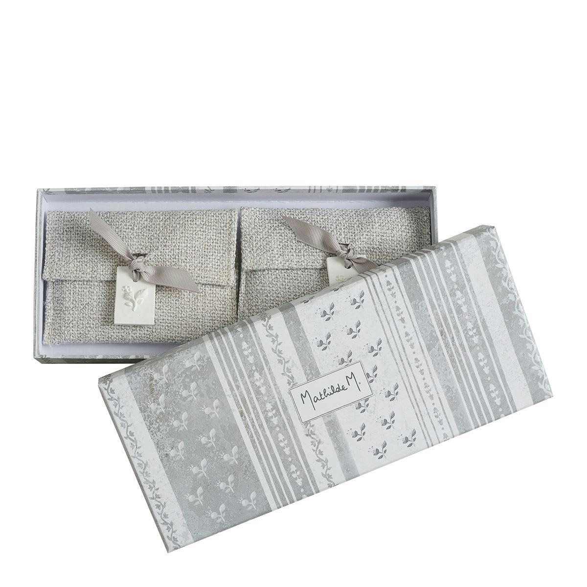 - Coffret de 2 pochettes - Fleur de Coton