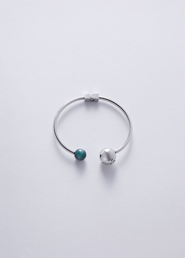 Bracciale regolabile con perle