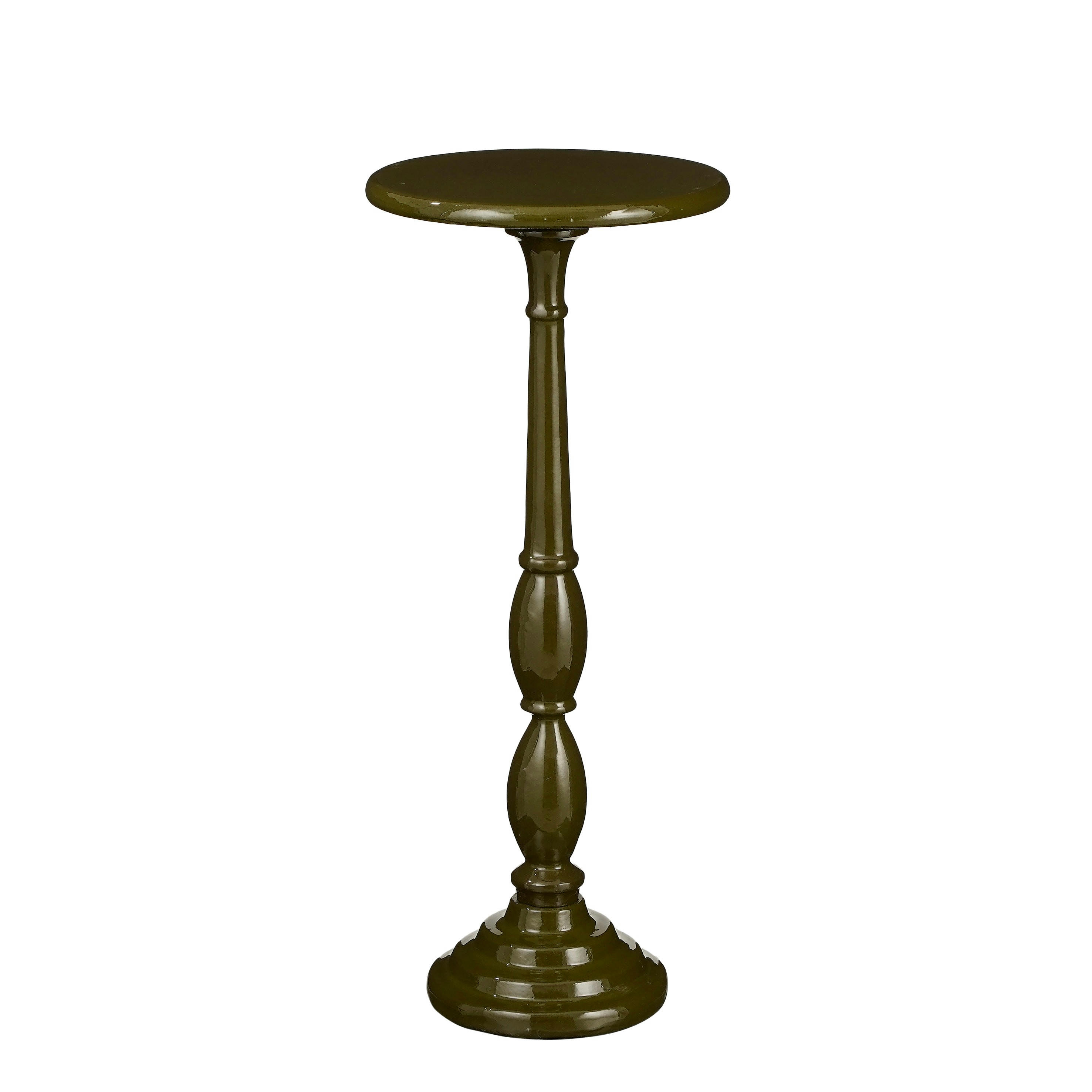 DUCO - Table d'appoint en aluminium recyclé vert foncé H61