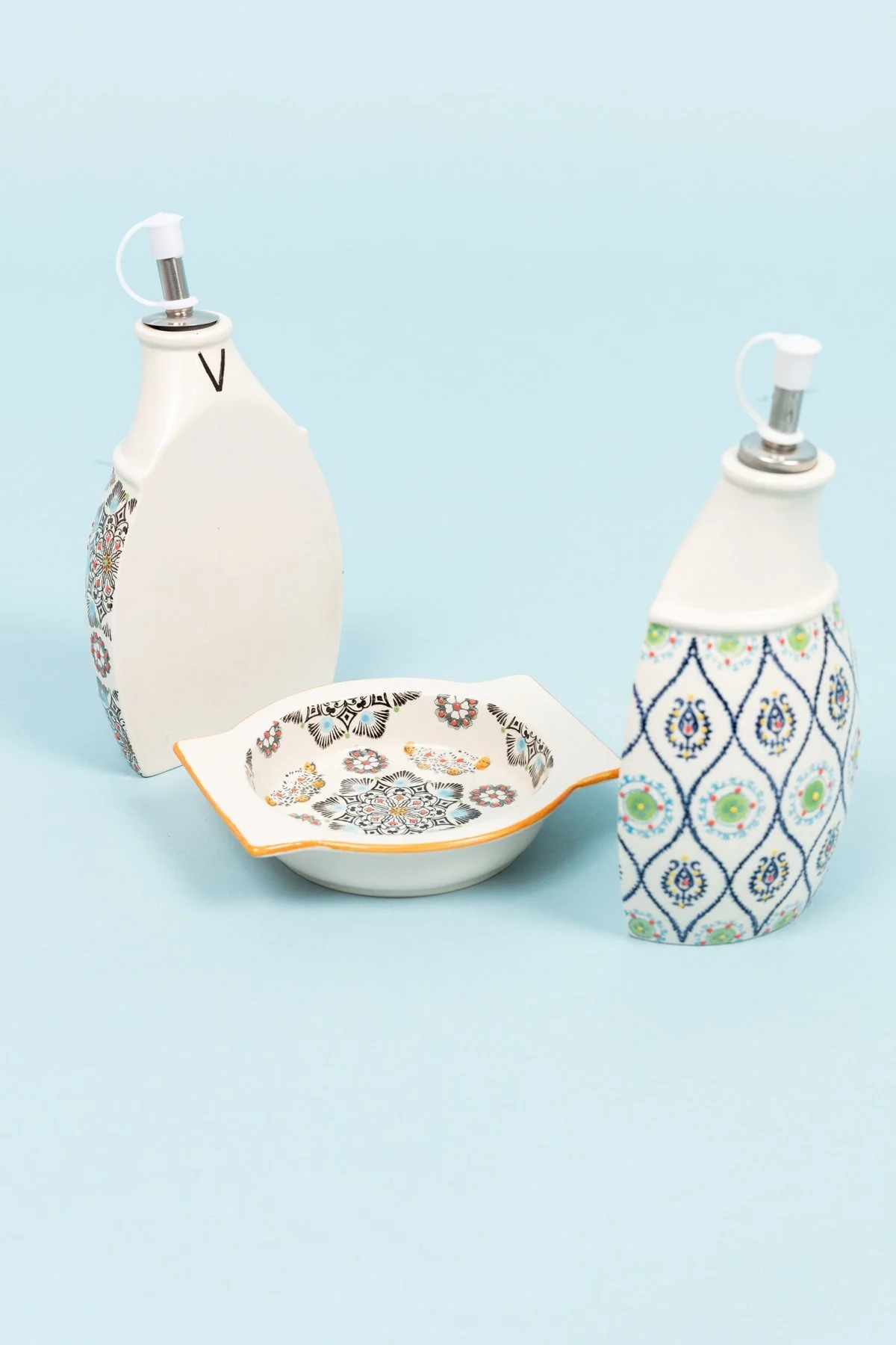 Eclectic Oil & Vinegar Serve Set