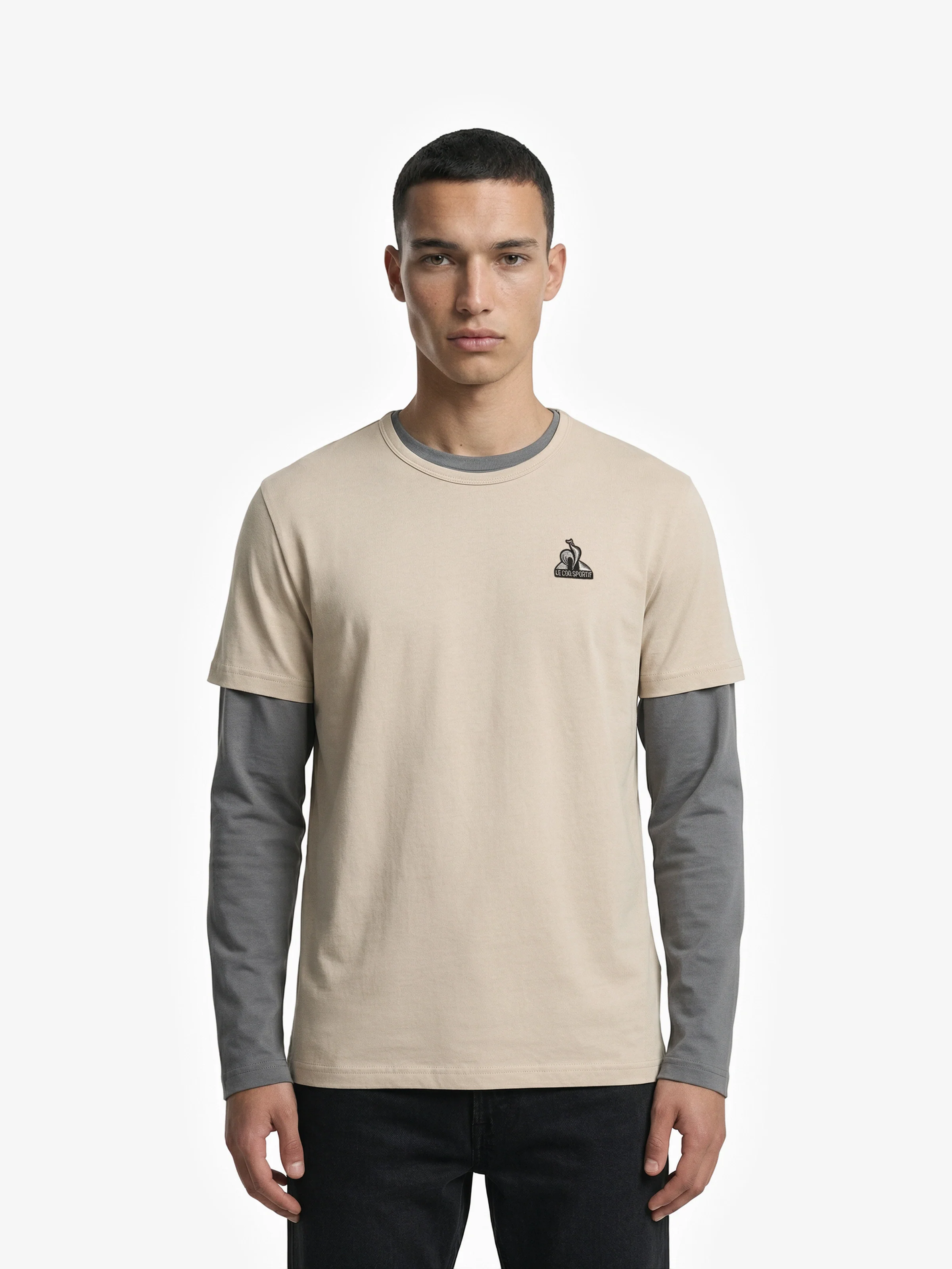 2520489-TECH SP Tee SS N°2 M safari | T-shirt Homme