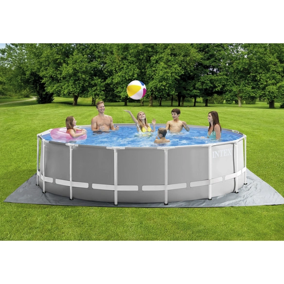Rundpool »Prism Rondo«, Rund, BxH: 457x122 cm, hellgrau