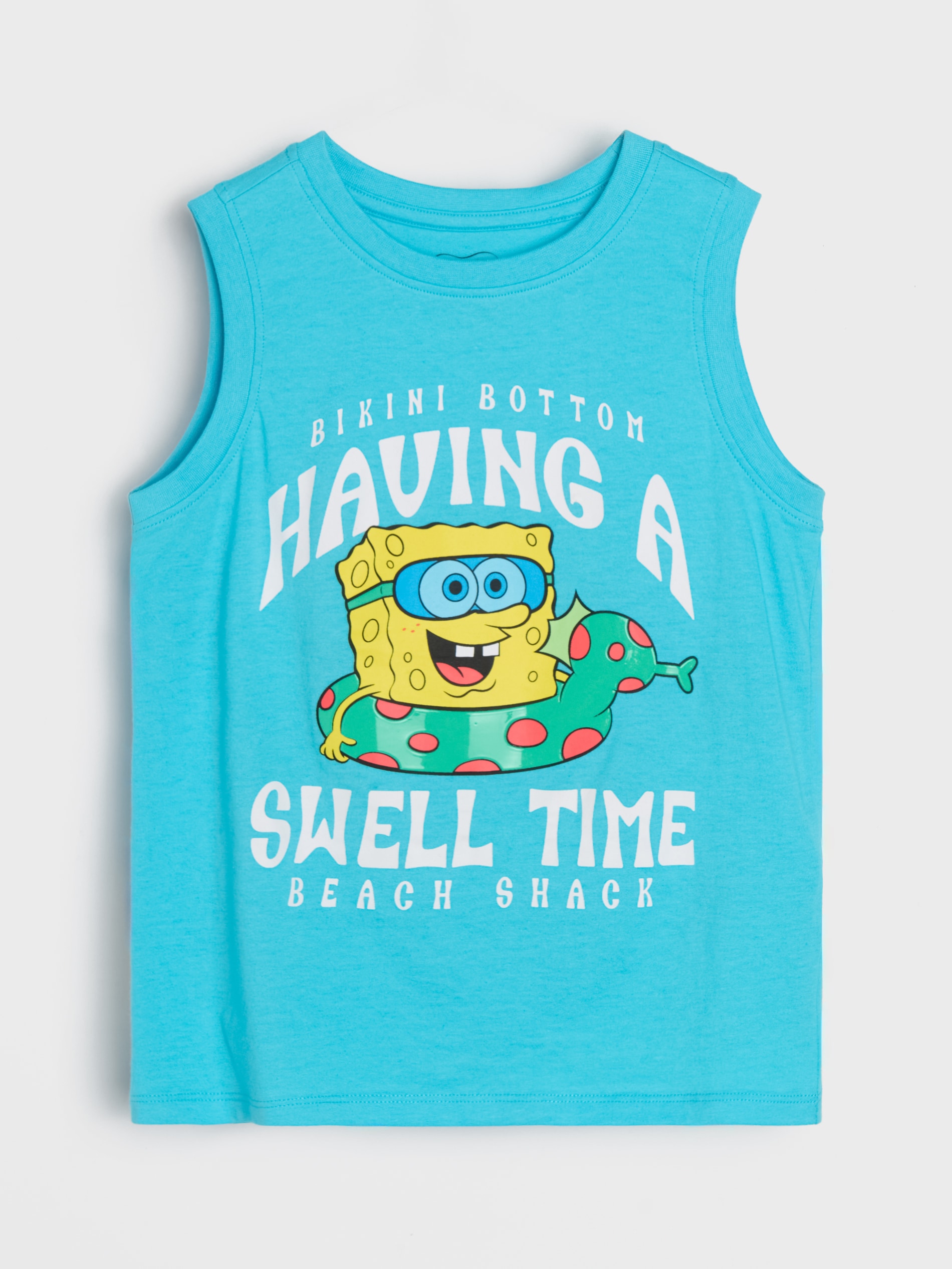 Bawełniana koszulka bez rękawów SpongeBob