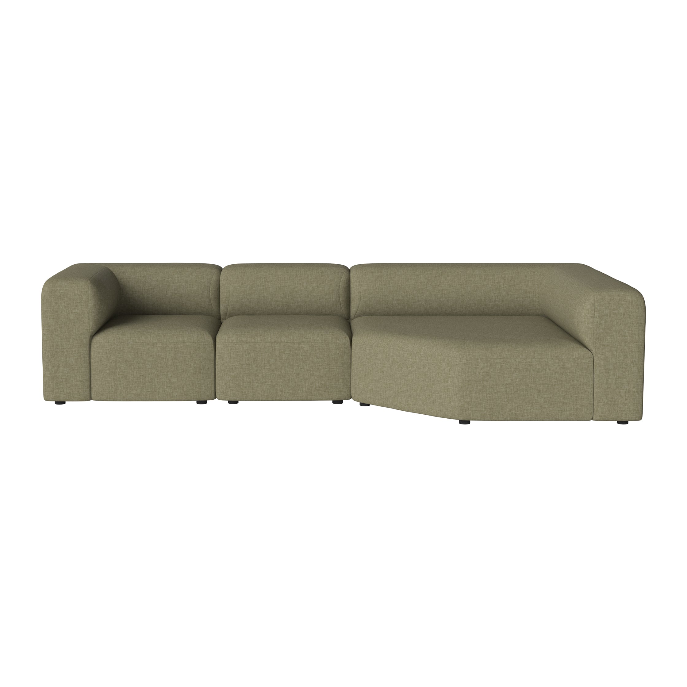 Bolia Angle 3-zitsbank - Grote Hoek - Green