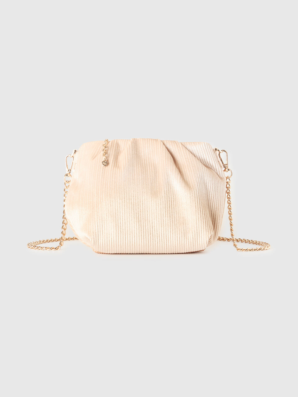 Mini velvet bag with lurex