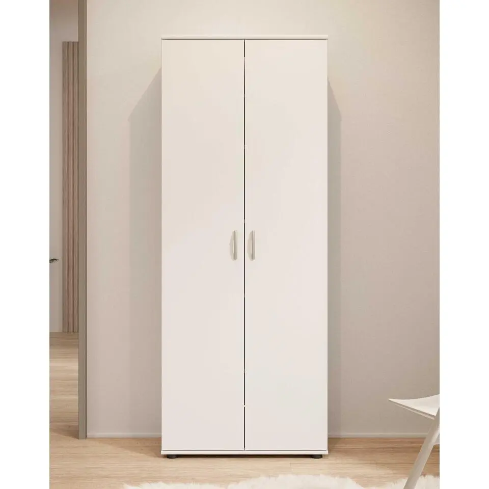 Schoenenkast Talent - 70x35x176cm - 5 legplanken - wit