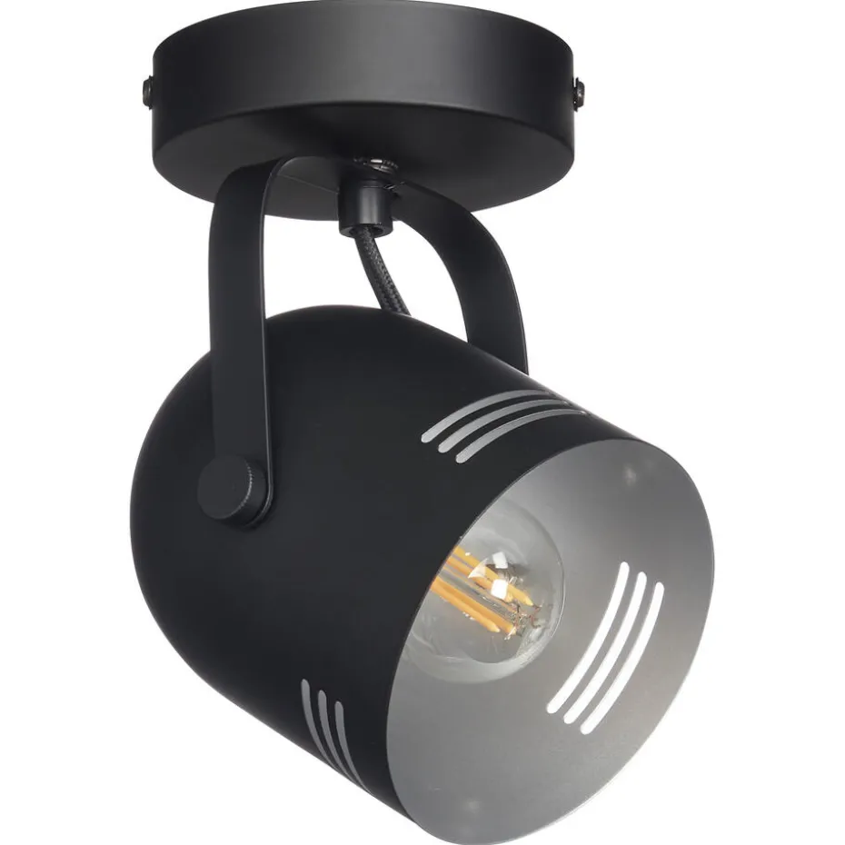 Kwantum Spots | Spot Secna Zwart – 1-Lichts