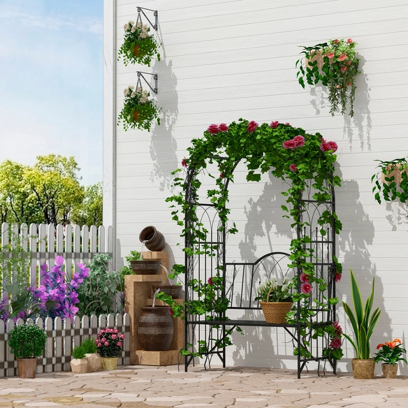 Gartenbank, 2-Sitzer, BxHxT: 115 x 203 x 59 cm