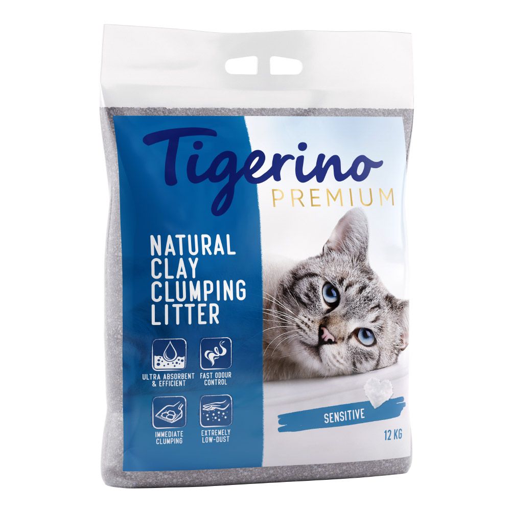 Tigerino Premium Cat Litter – Sensitive (Unscented)