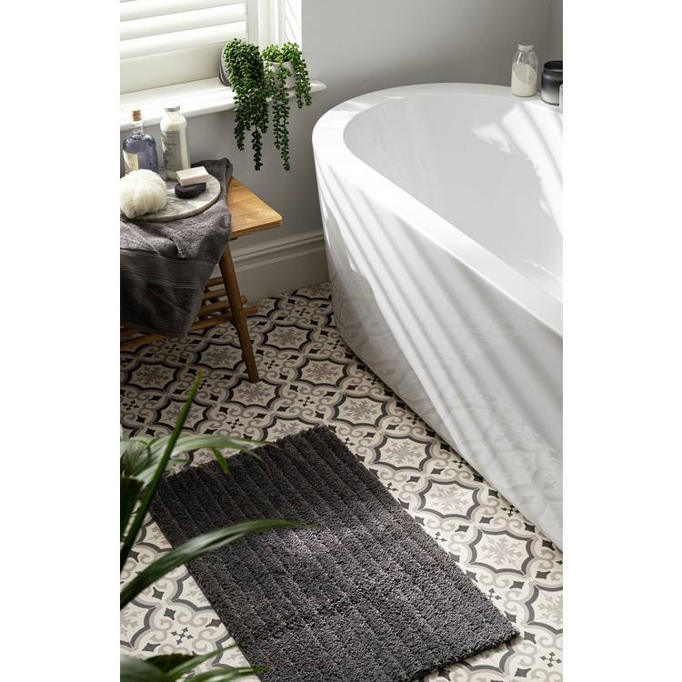 Habitat Supersoft Quick Dry Bath Mat - Dark Grey