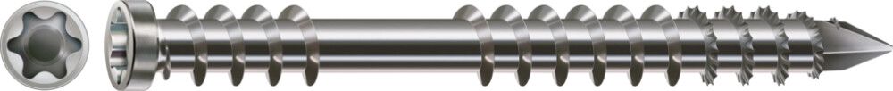 TERRASSESKRUE SPAX PRO A2 T25 5X60MM 400STK