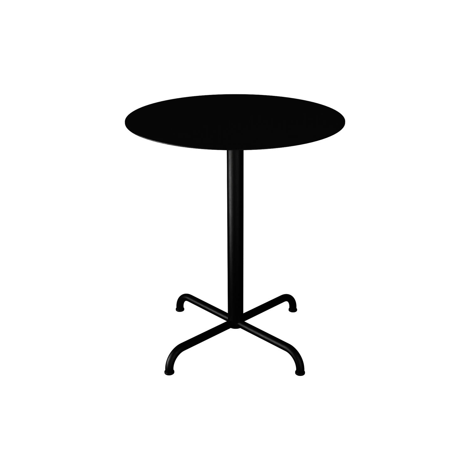 PICO Caf&eacute; Table with 4 Star Base ø 64, black