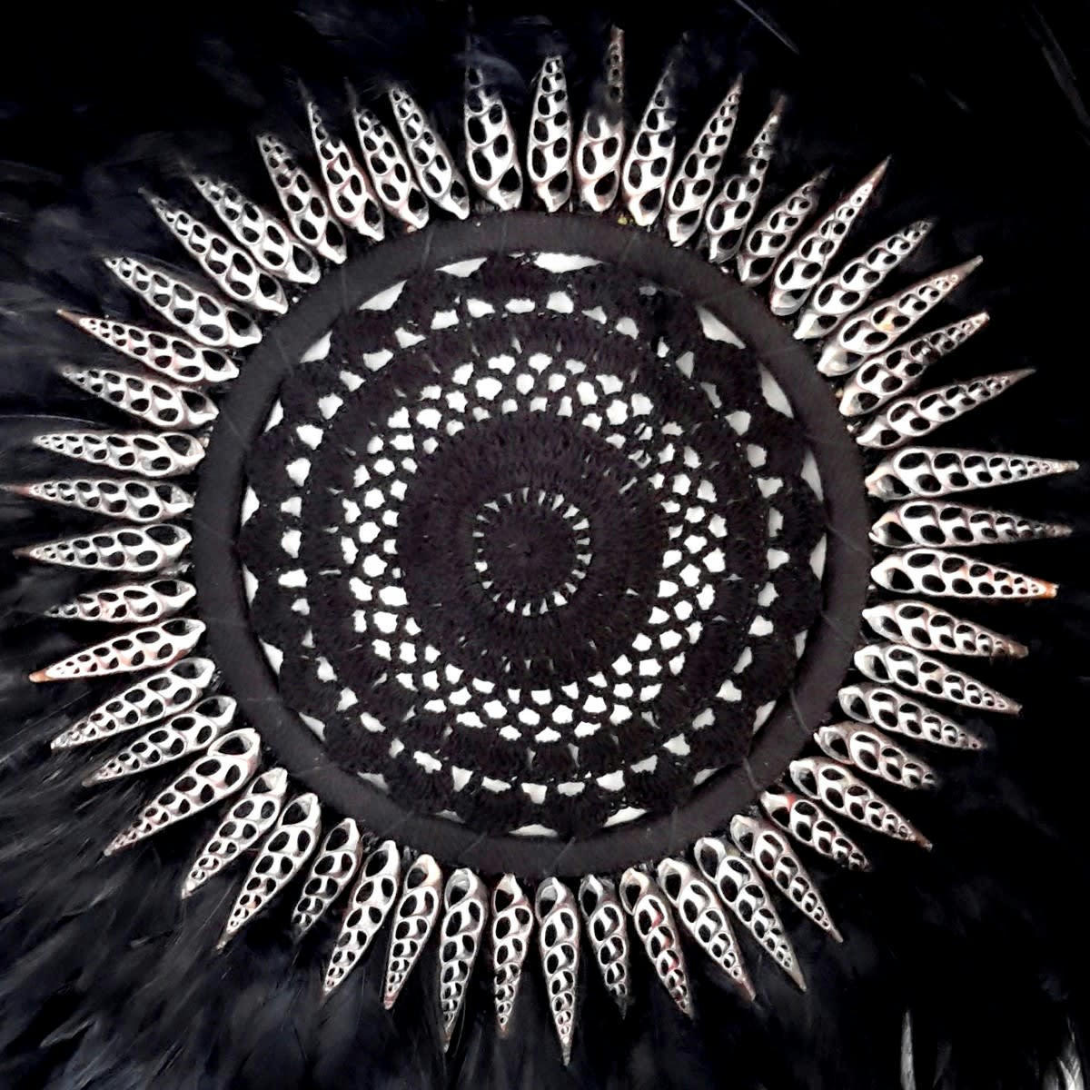 - Juju hat macramé noir D50 cm