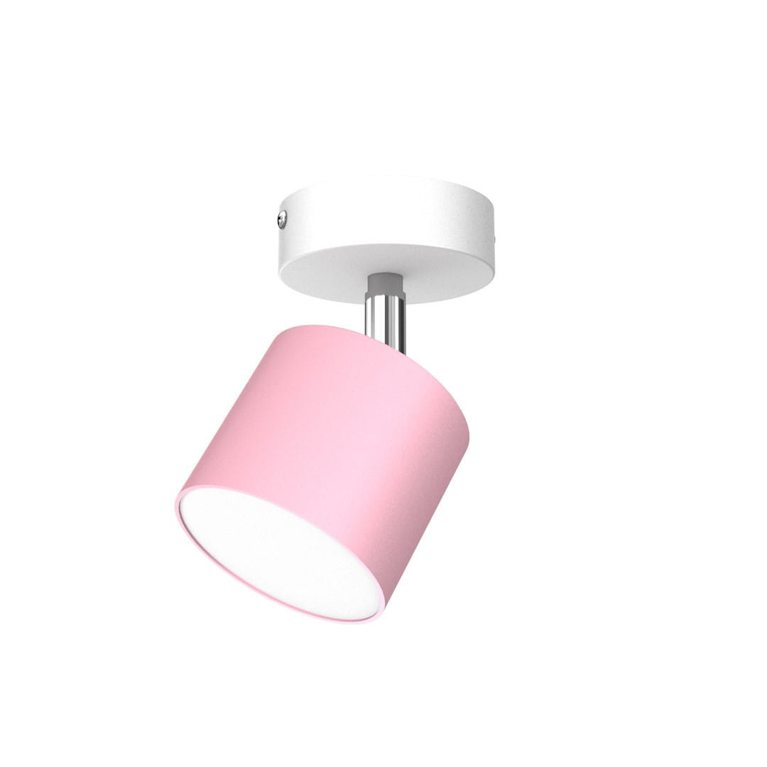 Spot okrągły różowo-biały DIXIE 1xGX53x20W wym:14x8x8cm IP20 Milagro