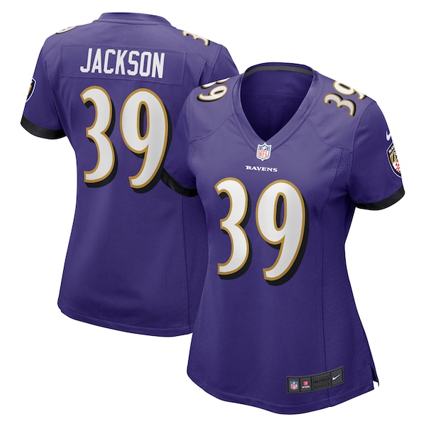 Eddie Jackson Baltimore Ravens Nike Women's  Game Jersey -  Purple