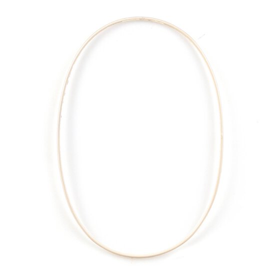 Macram&eacute; Metal Oval Frame 28cm