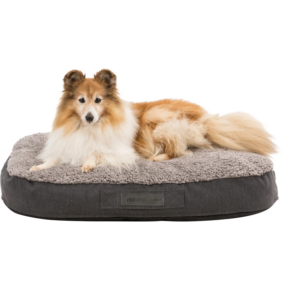 Hundekissen »Bendson«, LxB: 100 x 70 cm, dunkelgrau/hellgrau