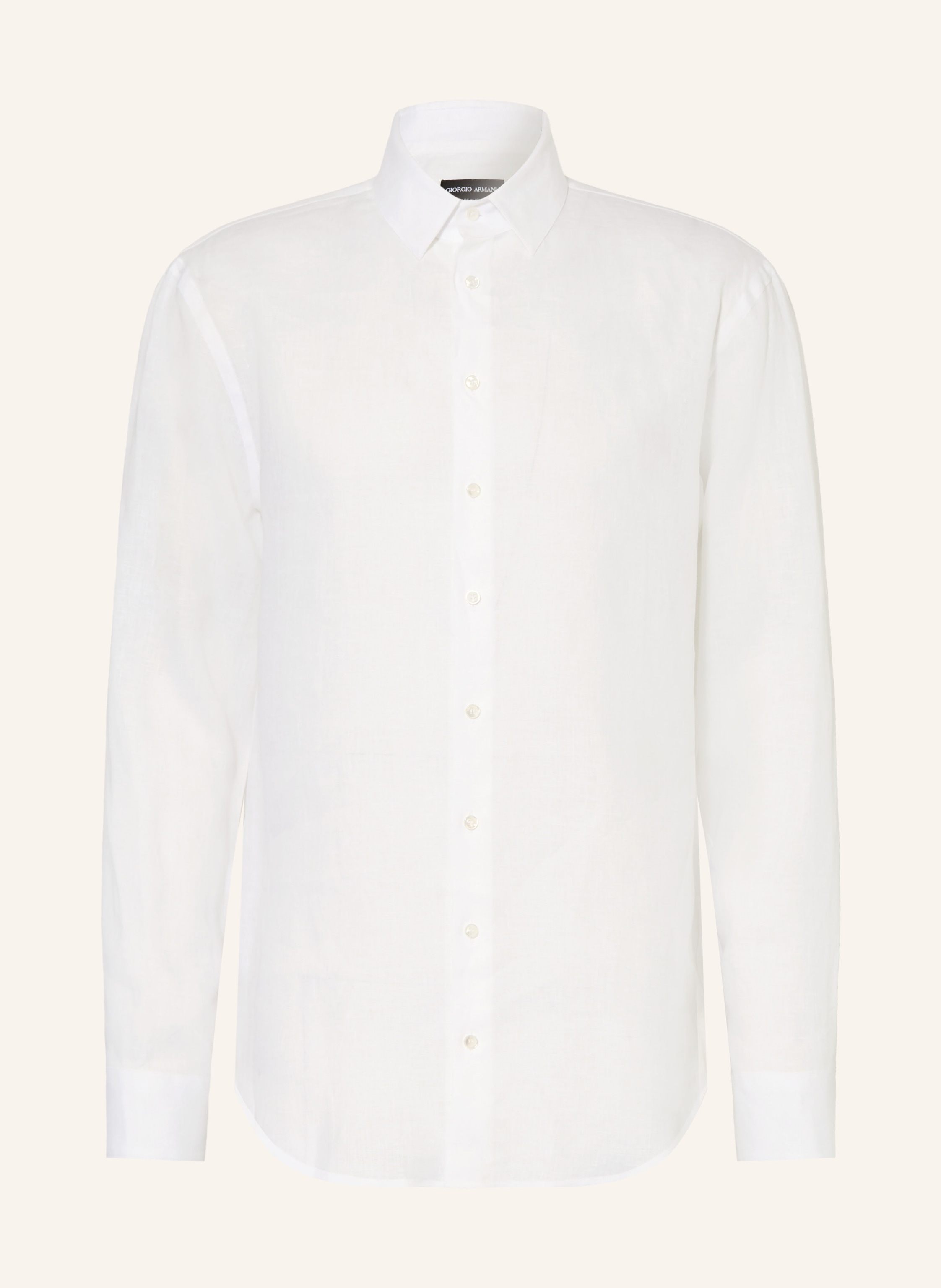 GIORGIO ARMANI Leinenhemd Regular Fit