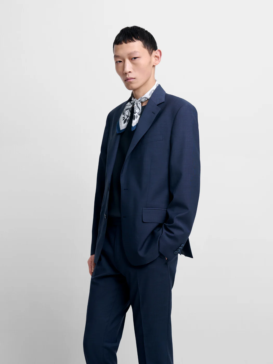 Veste de costume slim en laine