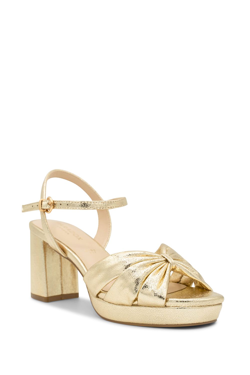 Paradox London Wide Fit 'Nerita' Platform Heeled Sandals