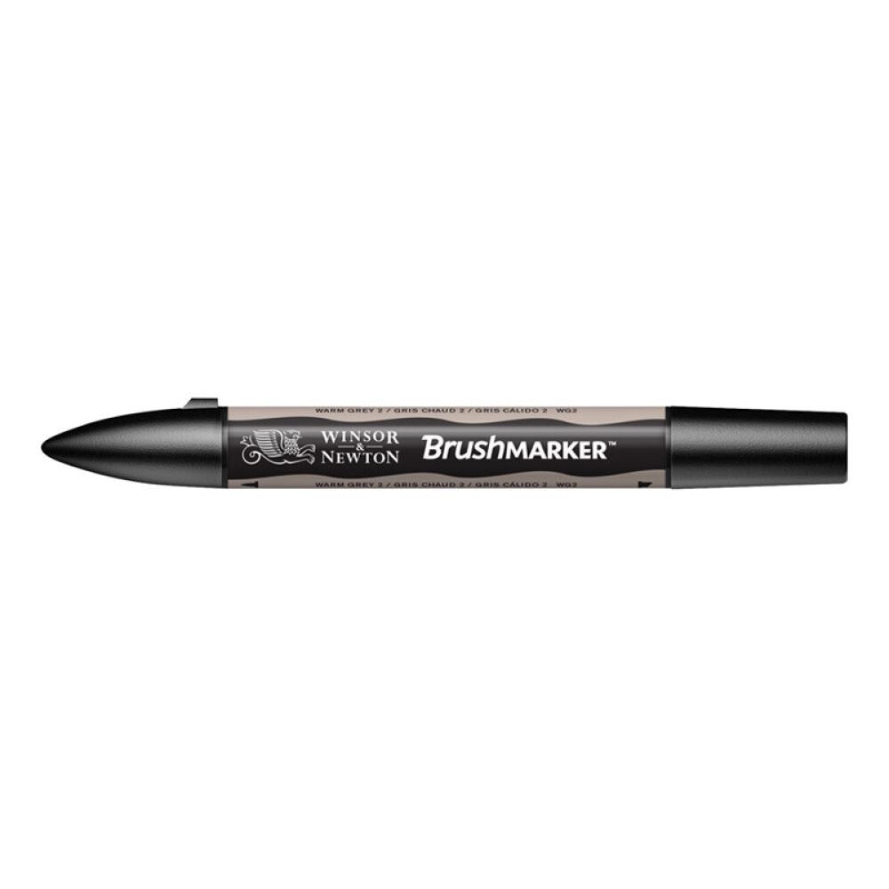TUSJ PROMARKER WINSOR & NEWTON NR WG2 VARM GRÅ 2