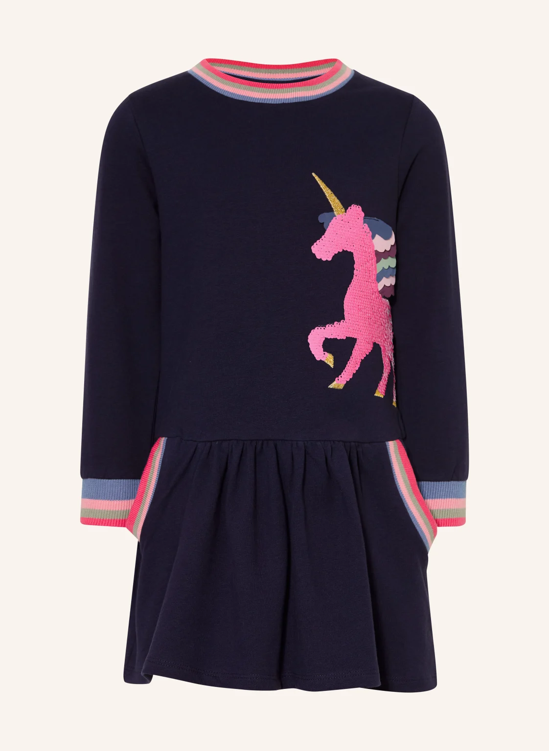 DANAMADE Sweatkleid mit Pailetten