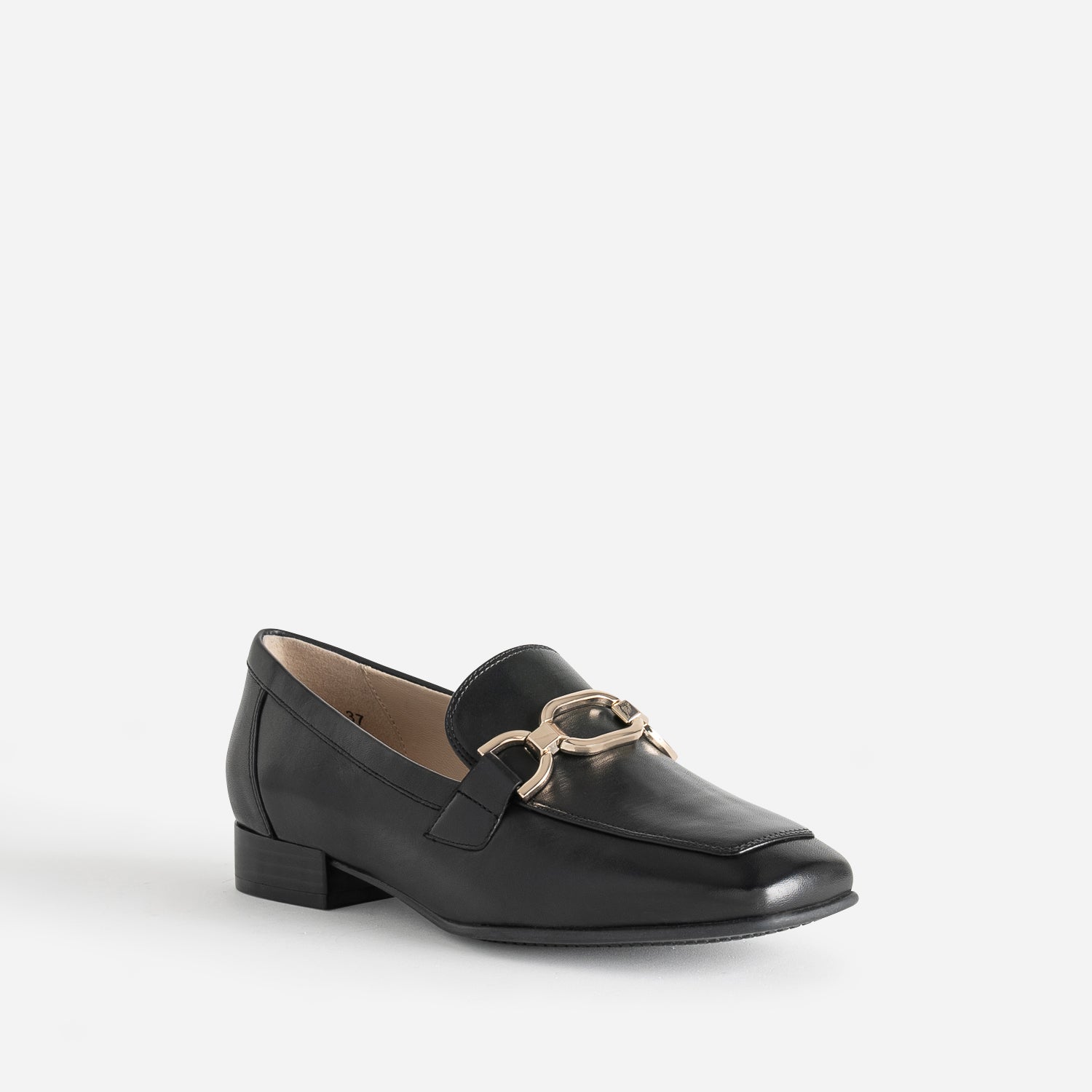 Mocassin CAPRICE noir en cuir