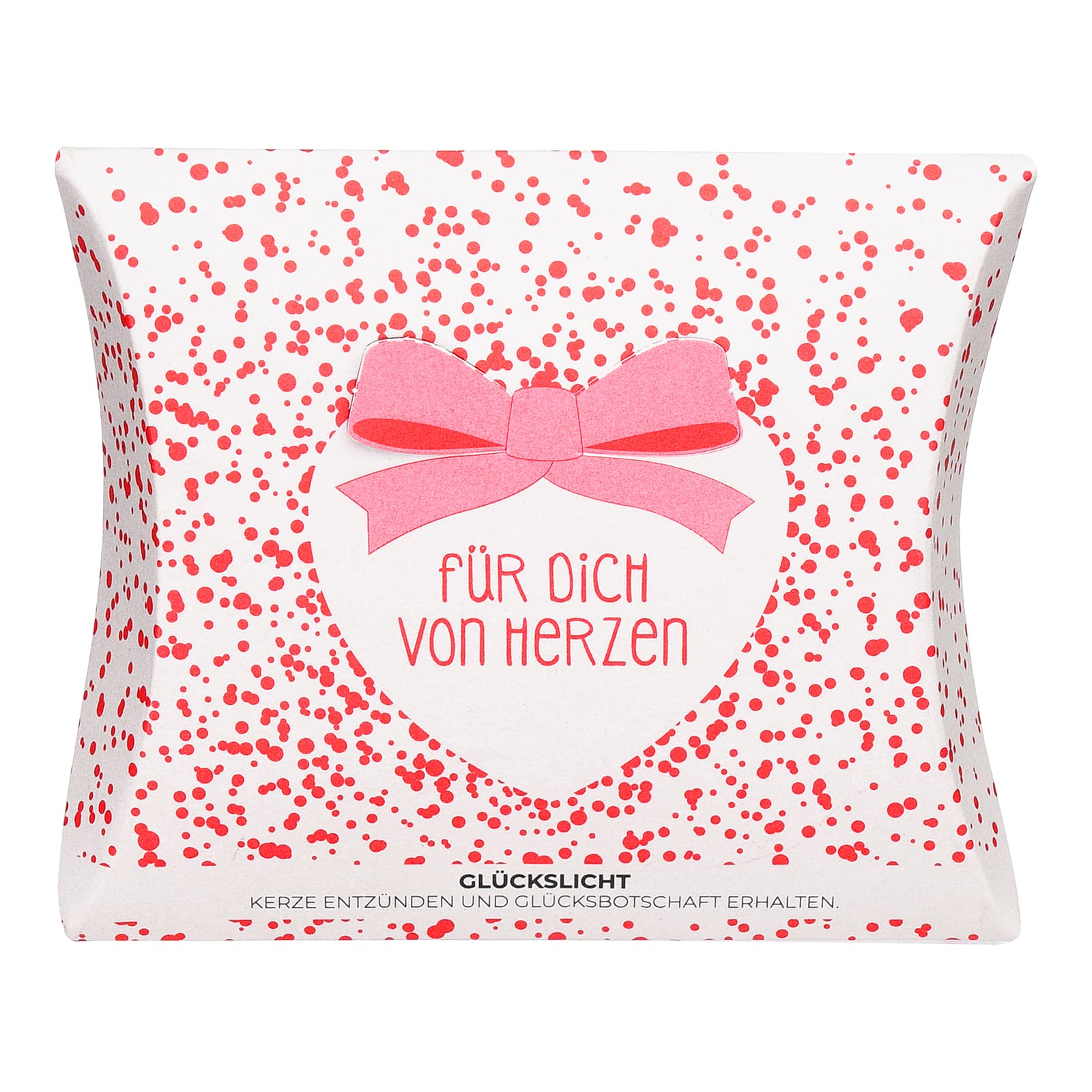 Glückslicht Für Dich Rot,L 105 x B 85 x H 25 mm