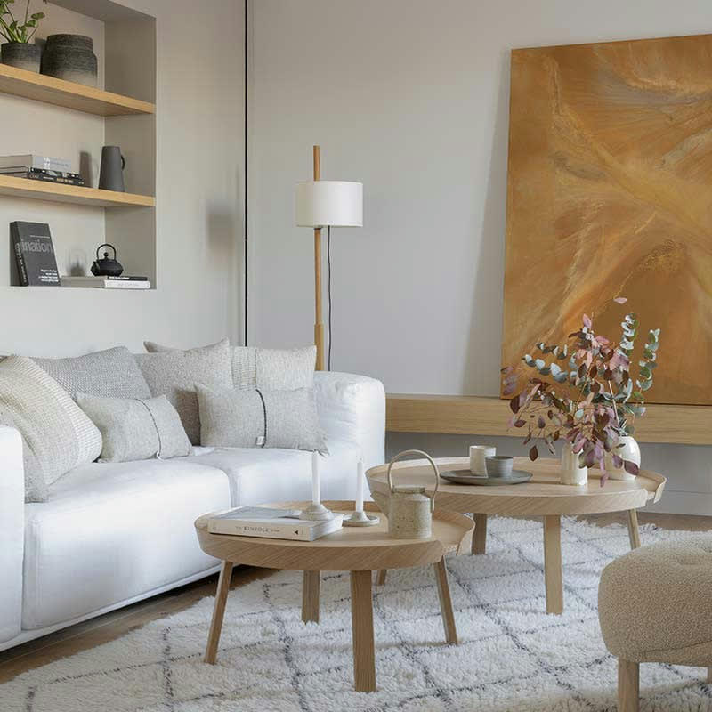 BOHEMIAN CLASSICS - Tapis lavable en laine blanc 140x200