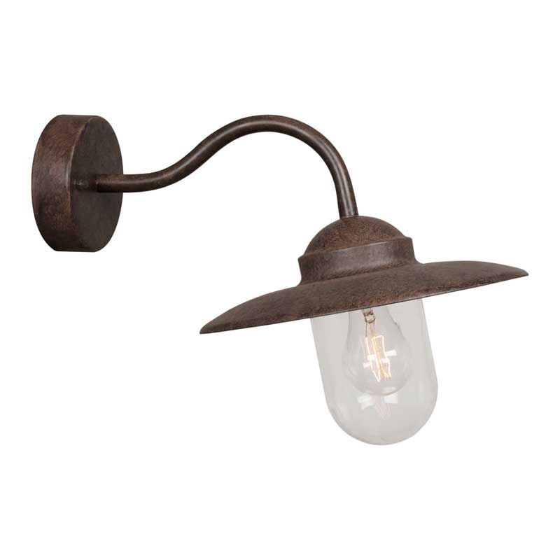 Nordlux Luxembourg Wandlamp Buiten - E27 - IP54 - Roest