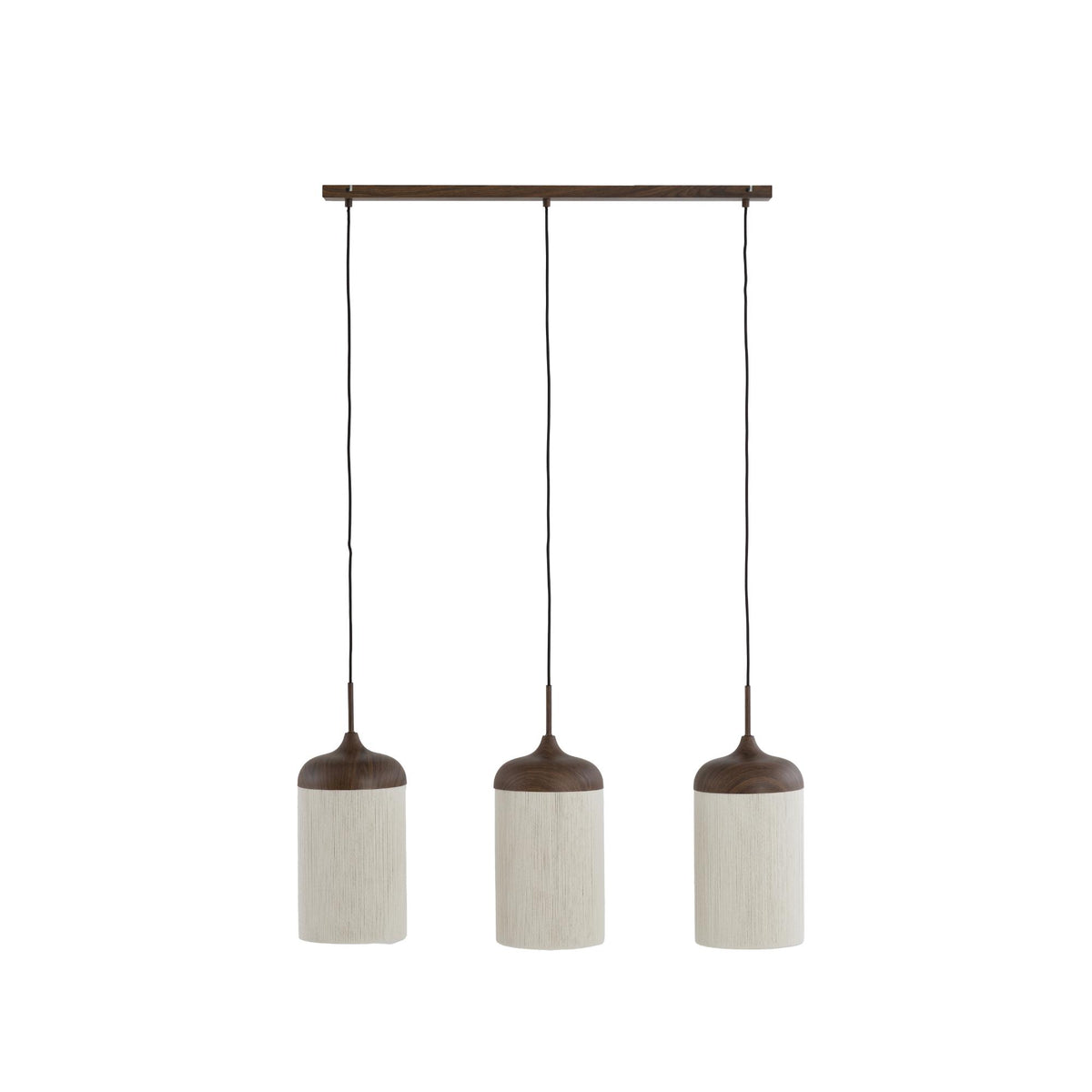 Light & Living hanglamp Dania - bruin - 90x22x32cm