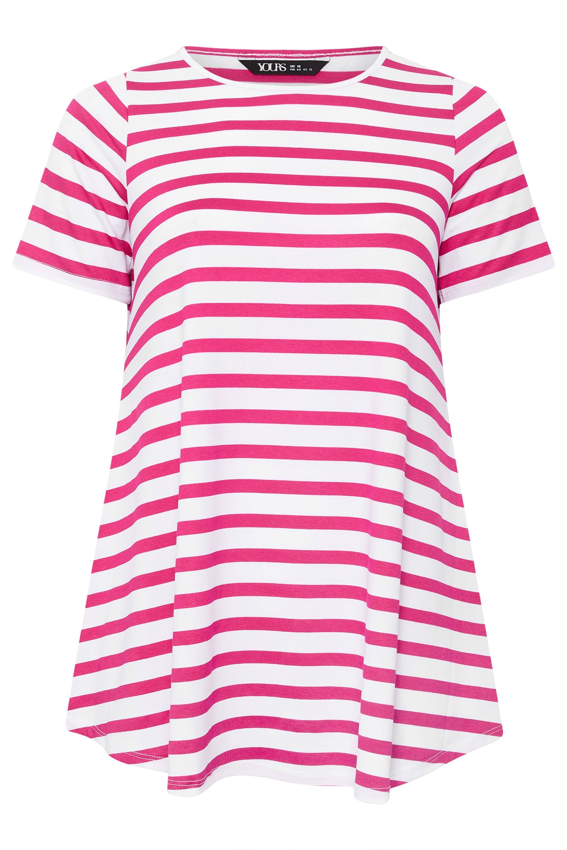 Yours Stripe Swing T-Shirt