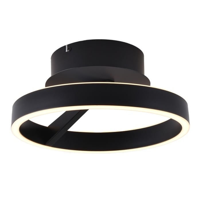 Freelight Freelight Plafondlamp Pilota Zwart 23W incl. 3 Step DimmerØ