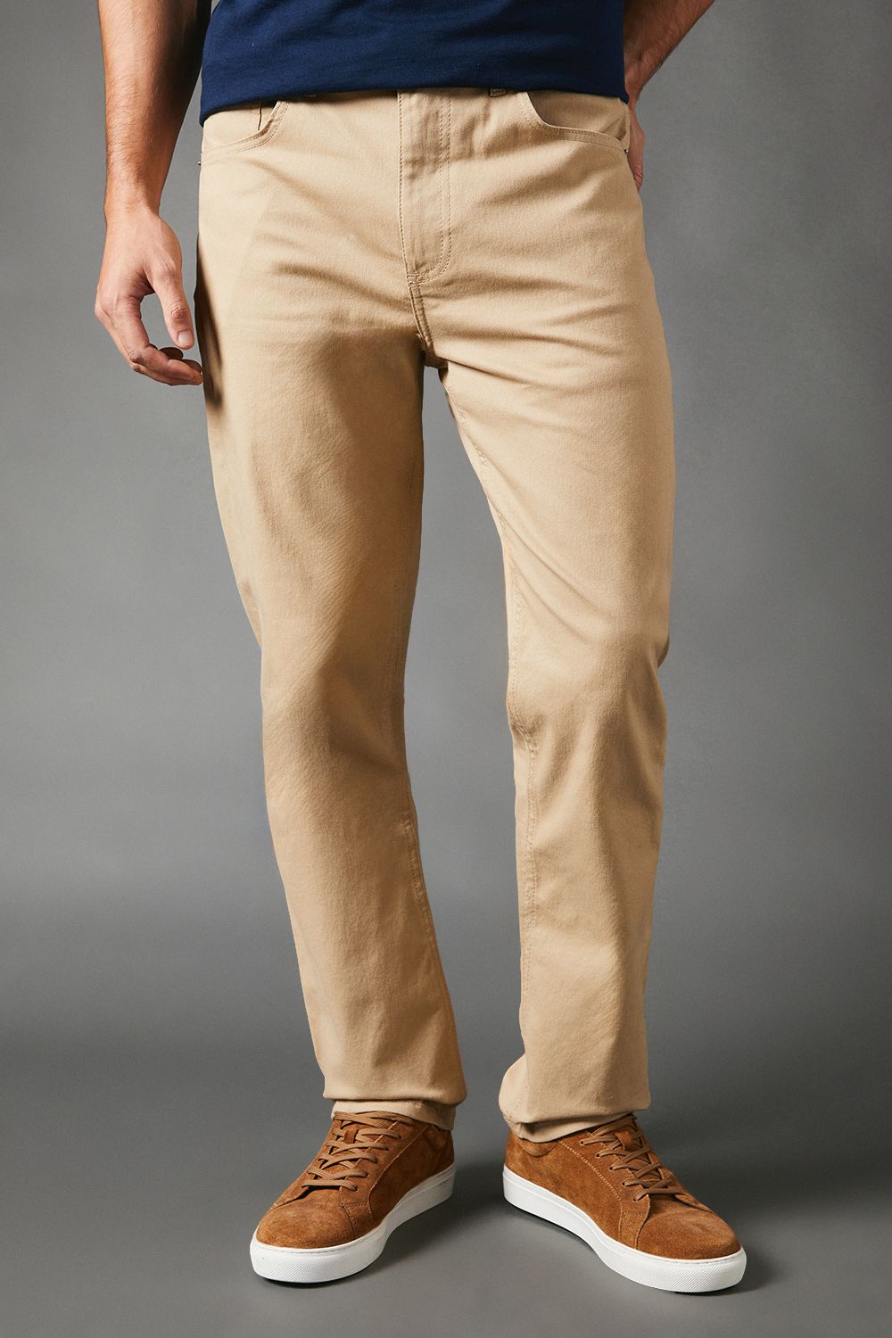 Maine Natural Stretch Twill Straight Leg Jeans