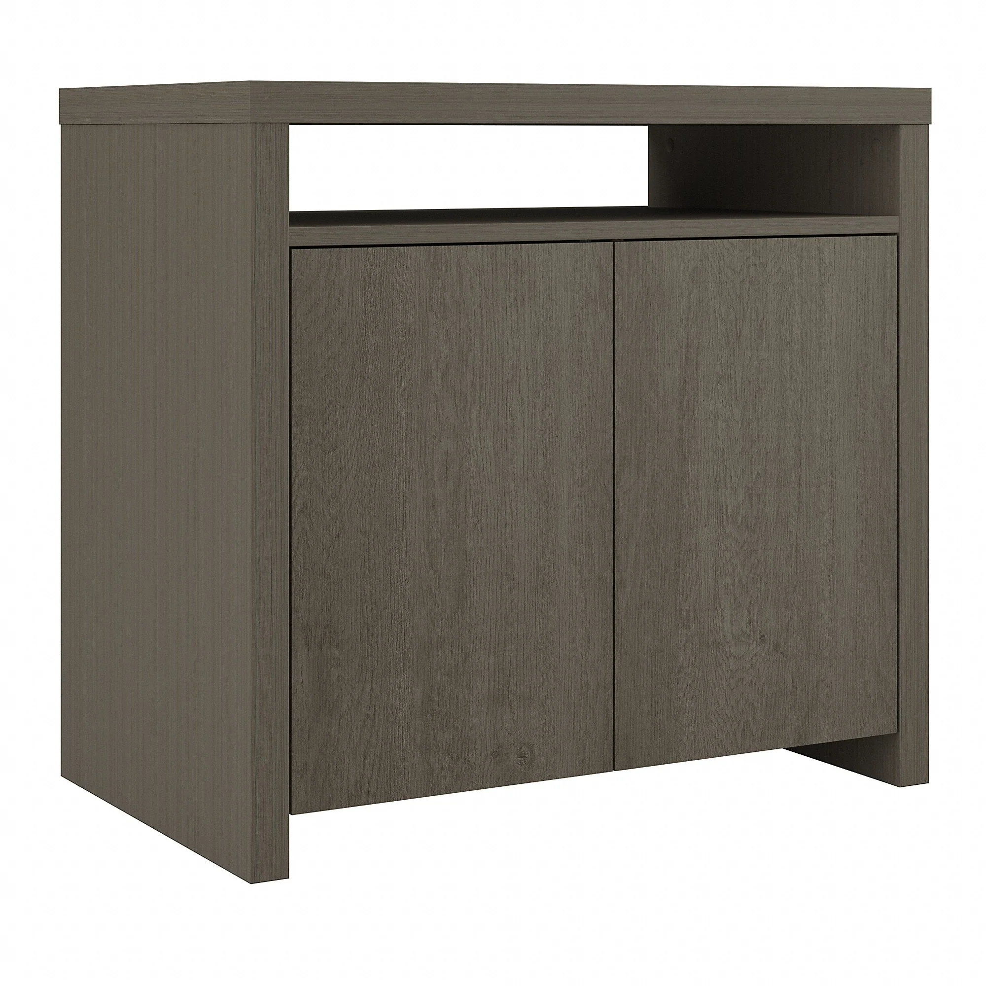Bristol Accent Storage Cabinet with Doors in Gray by Bush Furniture