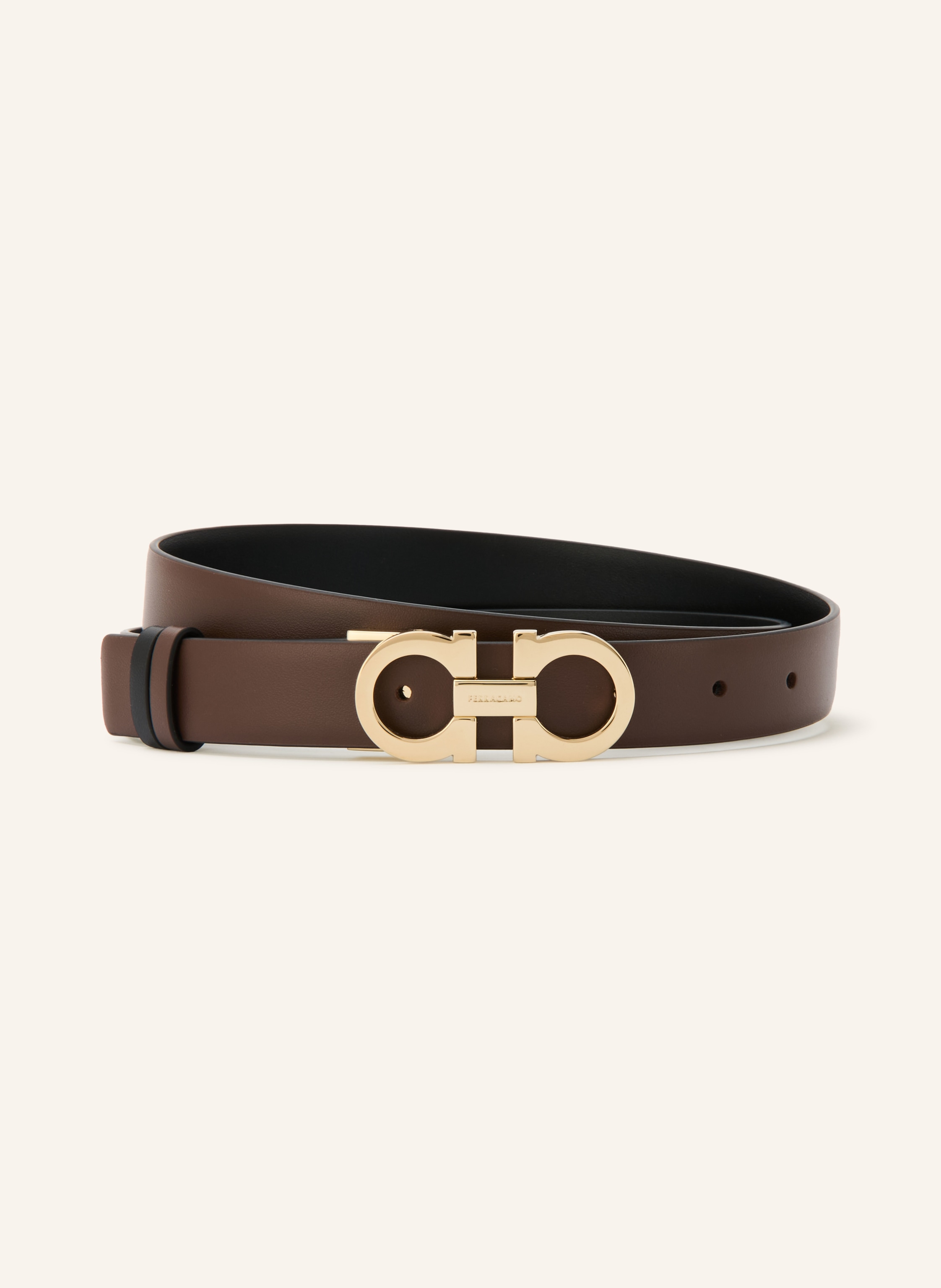 FERRAGAMO Ledergürtel zum Wenden