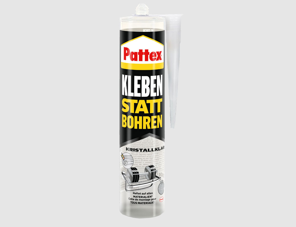 Pattex Kleben statt Bohren Kristallklar 290g