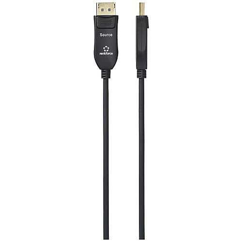 Câble Renkforce fibre optique vers DisplayPort, fiche blindée, noir, garantie fabricant 78 mois