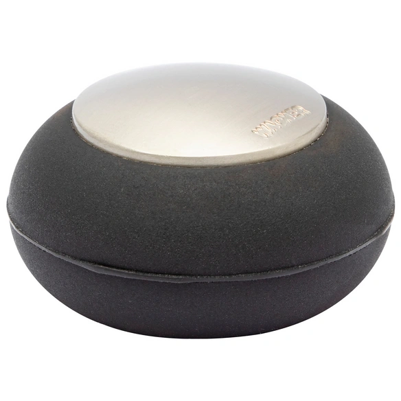 Bodentürstopper »EH5177«, silberfarben/schwarz, Metall/Gummi
