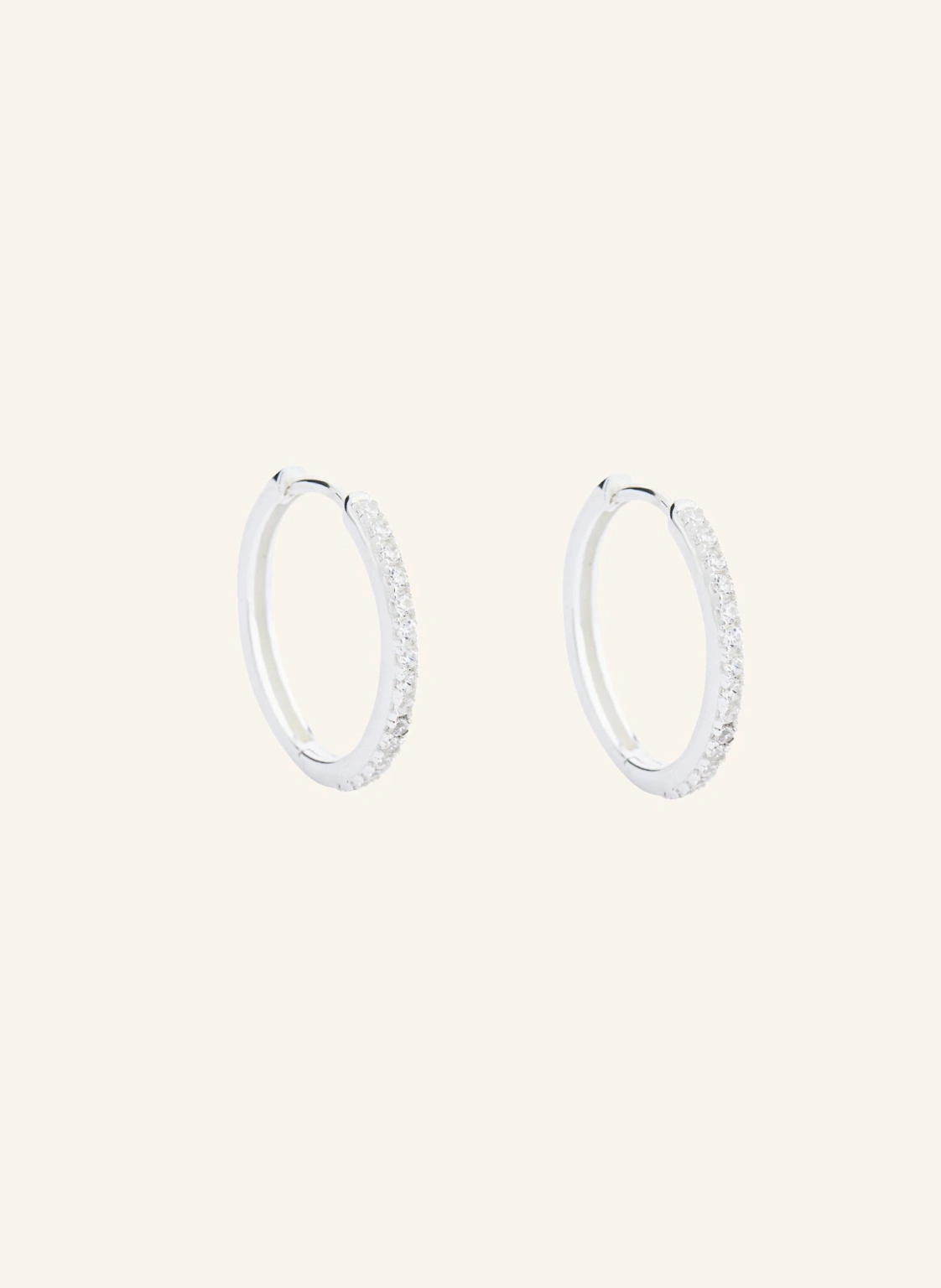 Pompidou Creolen LILLIAN SMALL PAVé by GLAMBOU