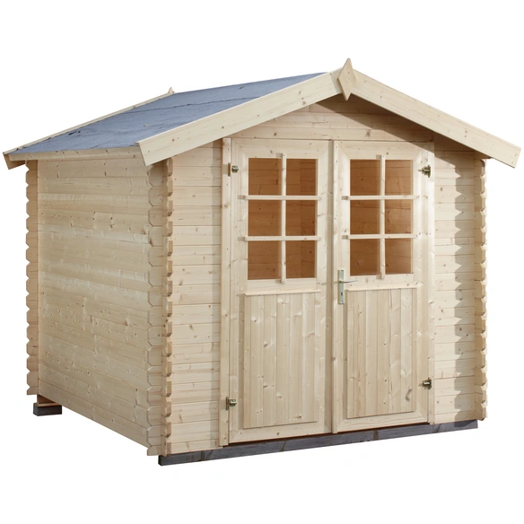 Gartenhaus »Lyon«, Holz, BxHxT: 252 x 222 x 230 cm (Außenmaße inkl. Dachüberstand)