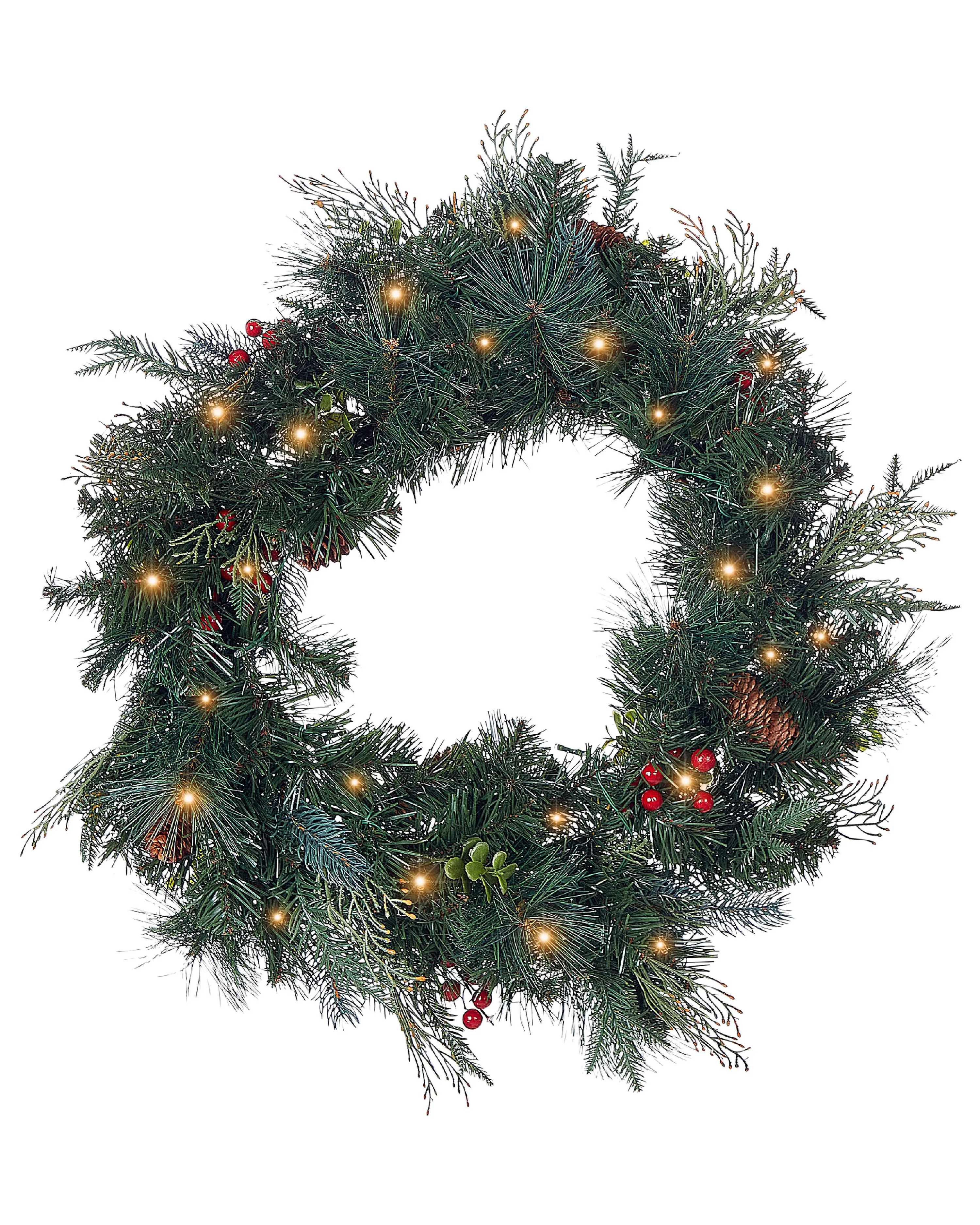 Christmas Wreath LED ELBRUS Green 60 cm