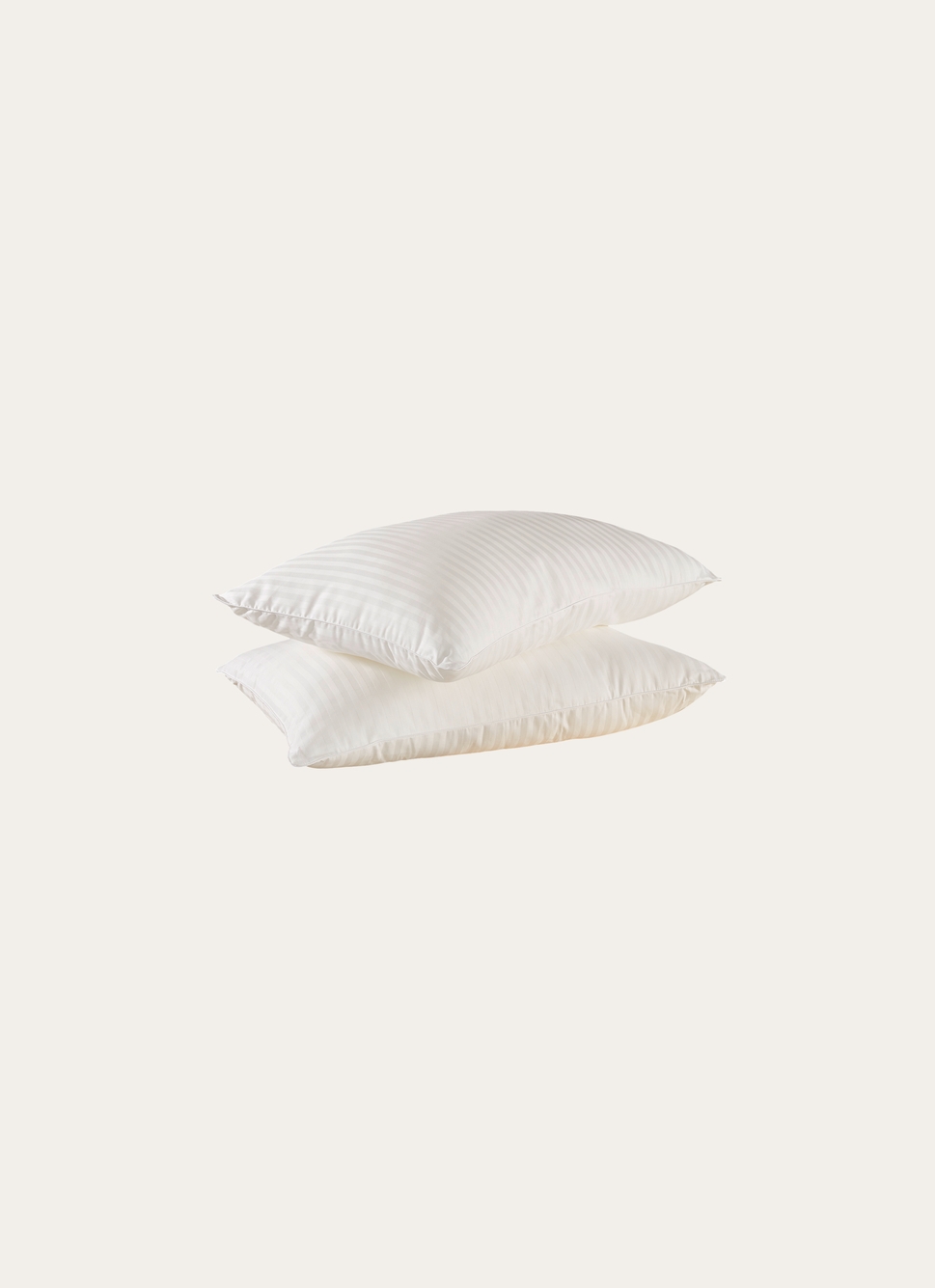 LOT DE 2 OREILLERS RECTANGULAIRES CONFORT HÔTELIER BLANC