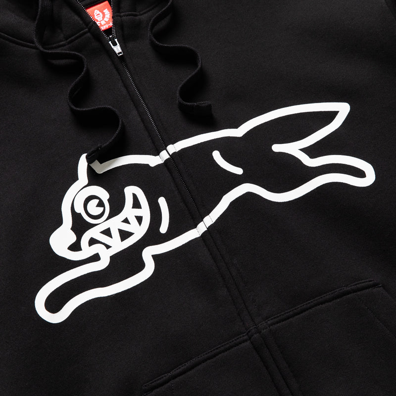 Ice Cream Zippy Hoodie - Black