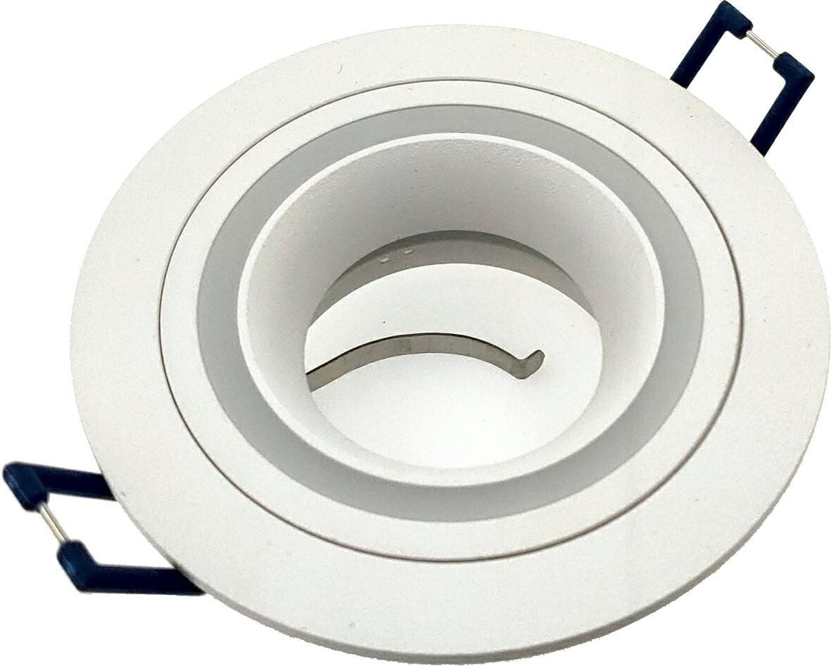 Oprawa wpuszczana oczko okrągła biała 9,3cm Tribus 1xGU10x50W IP20 IdeaLED