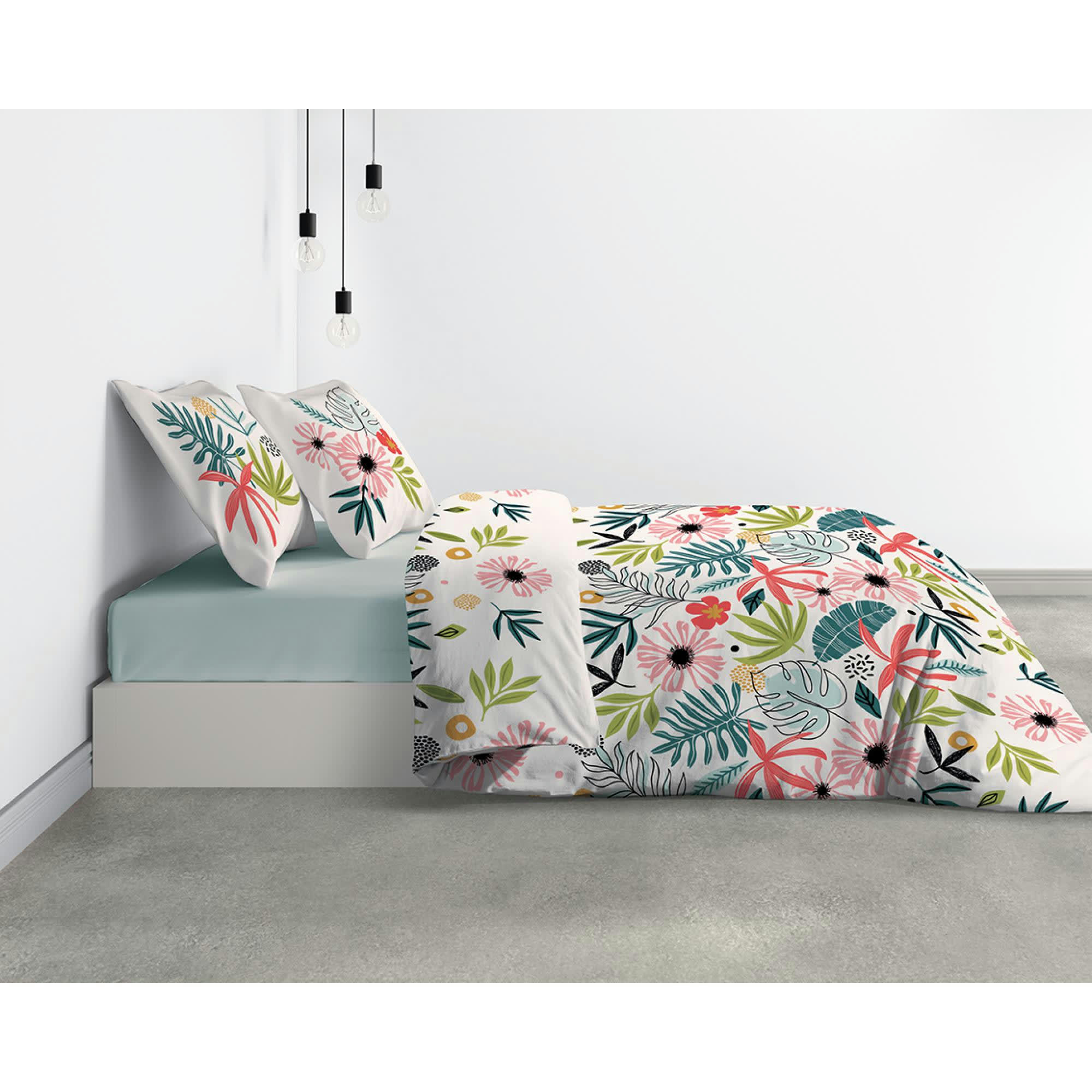 FIELD - Parure de lit 2 personnes  avec housse de couette et taies d'oreiller