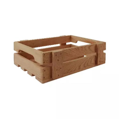 Athena Brooklyn Jersey Crate 30 x 20 x 90cm Acacia Wood | Set of 2