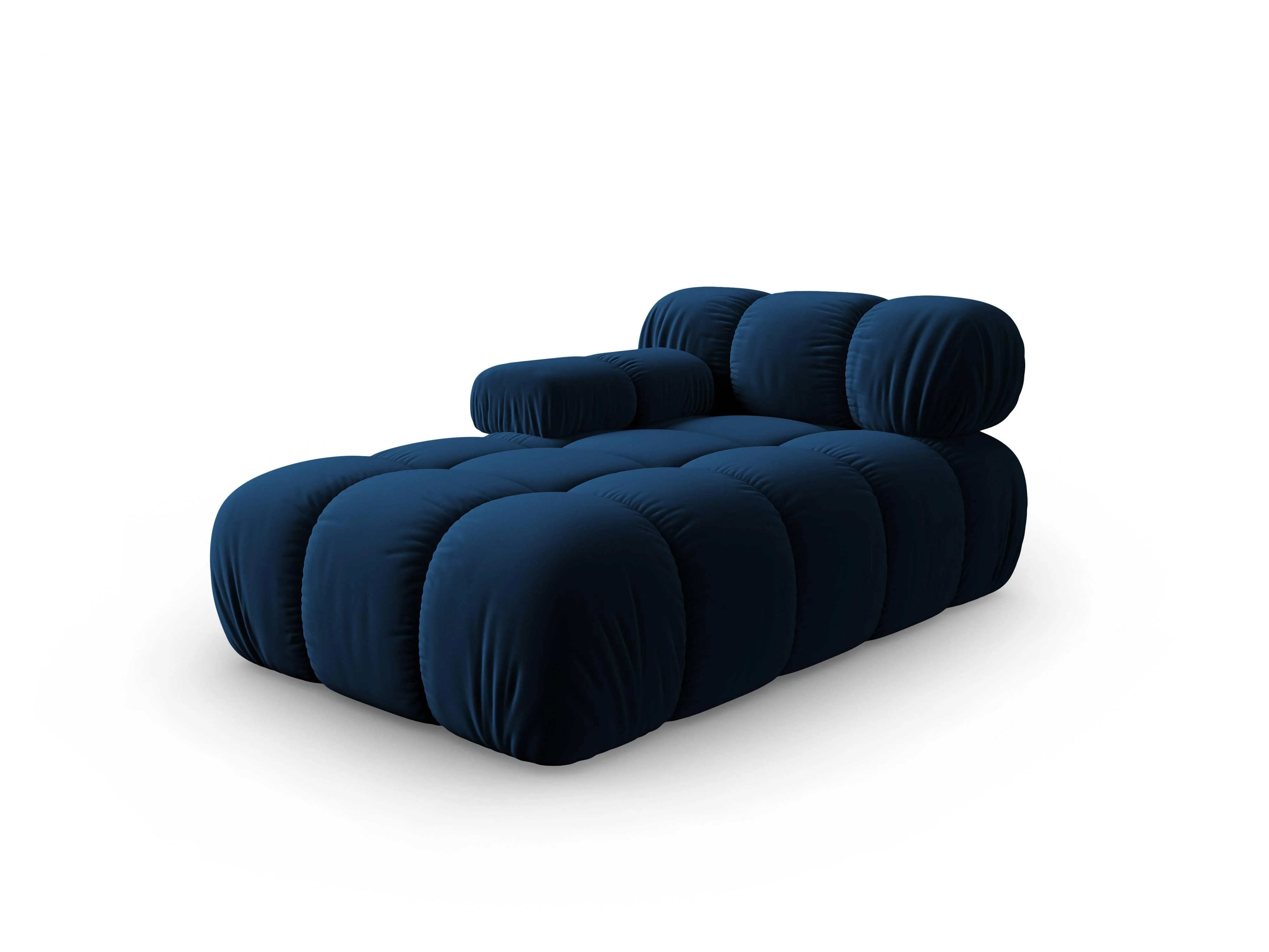 Modulair-chaise longue Tropea links velvet